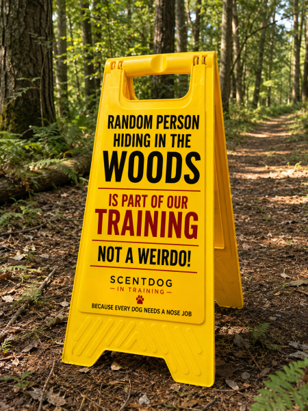Printed Sign Woods
