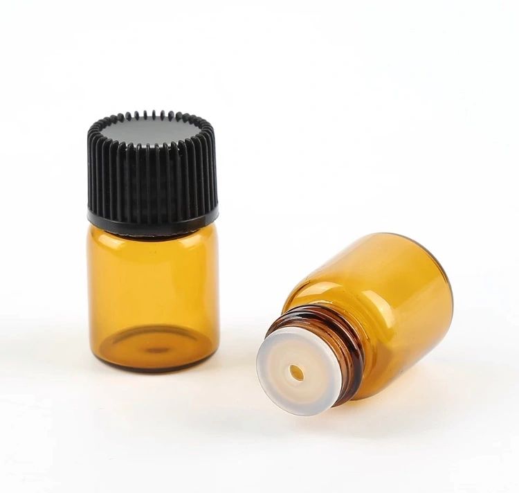 Mini Amber 2ml Glass bottles