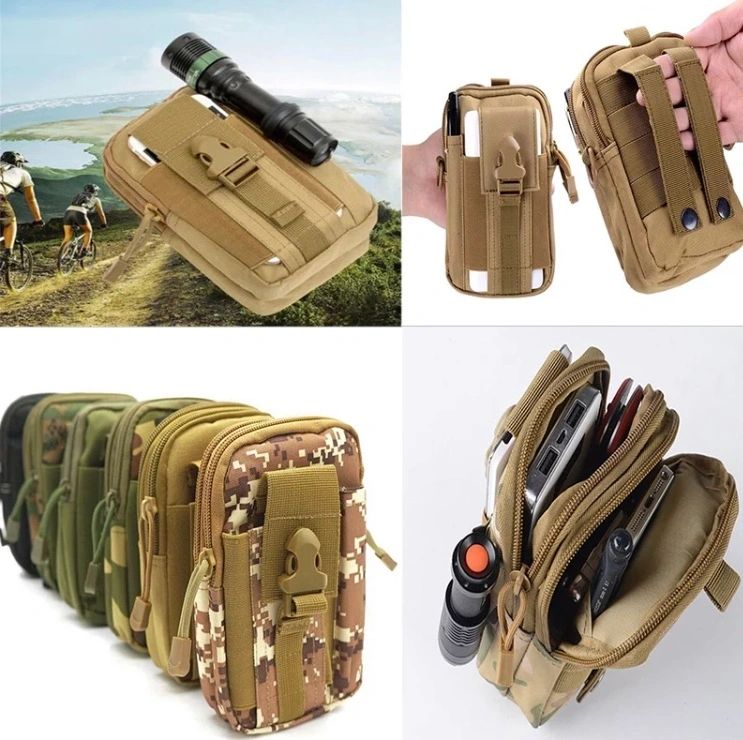 Military Style Clip On Waist Bag