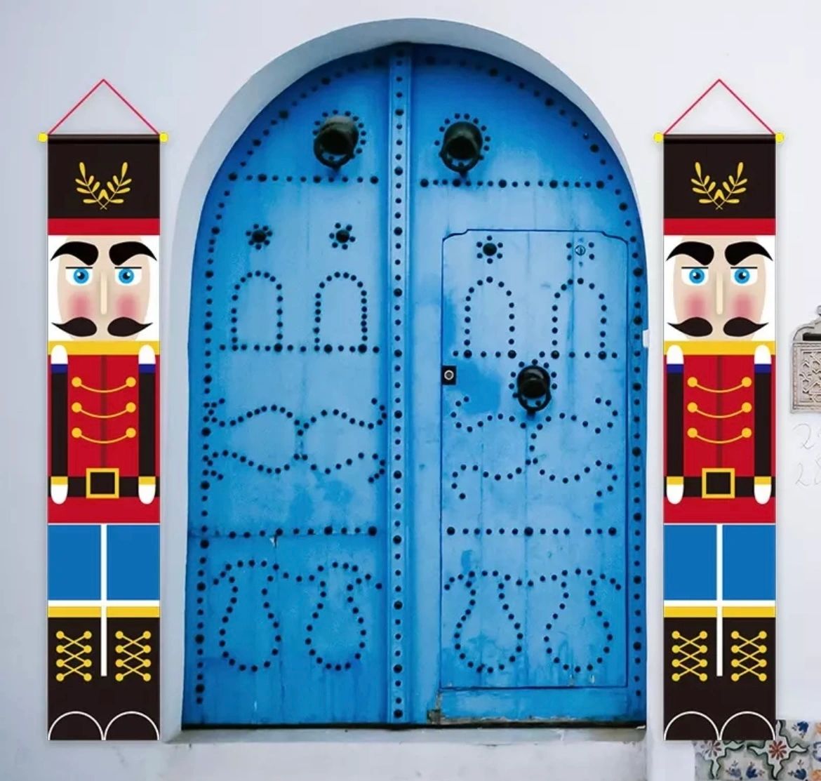 Nutcracker Pair of Door Surrounds Christmas